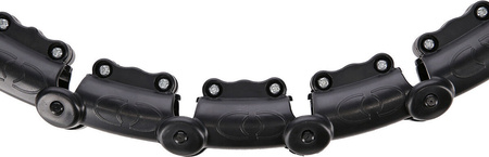 Hula hop z wypustkami i obciążnikiem HMS hhw02 czarne