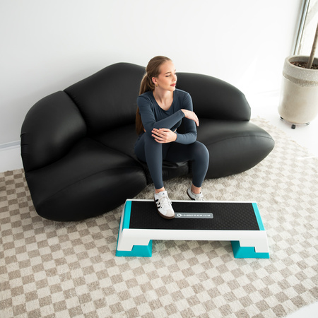 Step do aerobiku HMS premium as007 white/mint