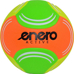 Piłka nożna plażowa Enero Softtouch Active pomarańczowo-zielona 1053042