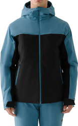 Kurtka narciarska męska 4F M0787 czarno-niebieska 4FWAW25TTJAM0787 46S