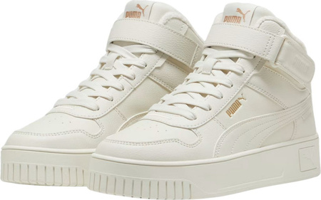 Buty damskie Puma Carina Street Mid WTR kremowe 398050 02