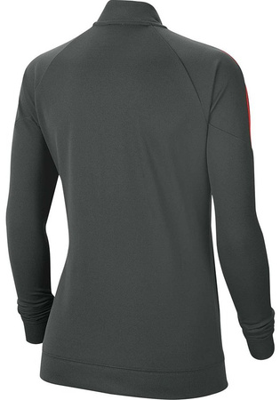 Bluza damska Nike Dry Academy Pro szaro-czerwona BV6932 068
