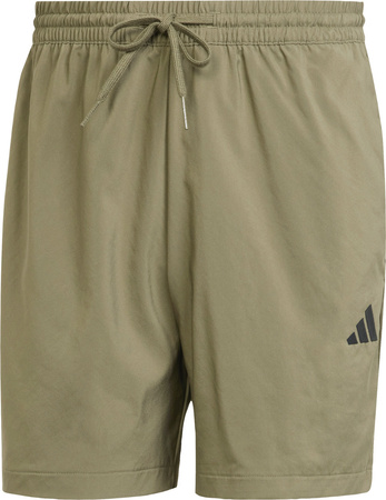 Spodenki męskie adidas Essentials Small Logo Chelsea oliwkowe JF1113