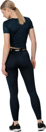 Legginsy funkcyjne damskie 4F granatowe H4Z22 SPDF351 31S