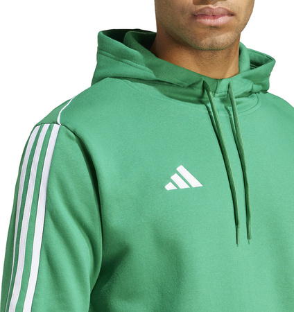Bluza męska adidas Tiro 23 League Sweat Hoodie zielona IC7857