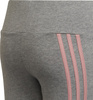 Legginsy adidas 3-Stripes Cotton Tights szare HD4368