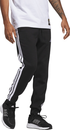 Spodnie męskie adidas Essentials 3-Stripes Fleece czarne JD1861