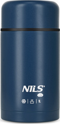 Termos obiadowy turystyczny ze stali nierdzewnej Nils Camp NC3802 niebieski 1000 ml