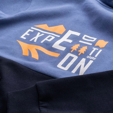 Dziecięca bluza z kapturem bawełniana Hi-tec Expen Jrb rozmiar 164