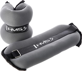 Obciążniki na ręce i nogi HMS OB05 2 x 2 kg szare