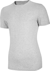 Koszulka męska 4F jasny szary melanż NOSH4 TSM003 27M