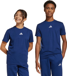 Koszulka dla dzieci adidas Essentials Tee 160 granatowa JY0613