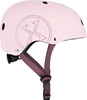 Dziecięcy kask rowerowy na rolki hulajnogę regulowany Nils Extreme MTW001-1 ciemnoróżowy r L (58-61CM)