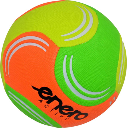 Piłka nożna plażowa Enero Softtouch Active pomarańczowo-zielona 1053042