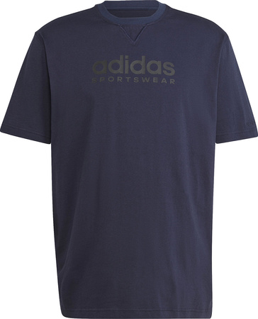 Koszulka męska adidas All SZN Graphic Tee granatowa IC9812
