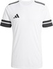 Koszulka męska adidas Squadra 25 biało-czarna JG5835