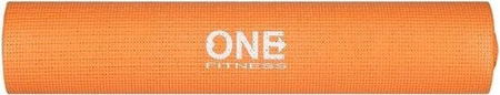 Mata do jogi yogi One Fitness YM02 pomarańczowa