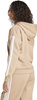 Bluza damska adidas Essentials 3-Stripes Full-Zip Fleece Hoodie beżowa JX7706
