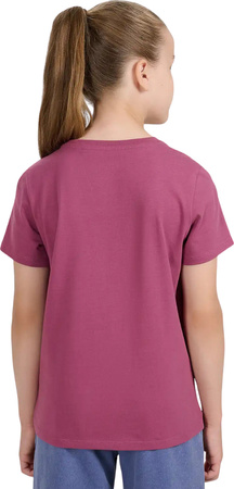 Koszulka dla dziewczynki 4F F2397 ciemny fiolet 4FJWAW25TTSHF2397 50S