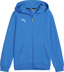 Bluza dla dzieci Puma teamGoal Casuals Hooded niebieska 658596 02