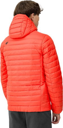 Kurtka męska puchowa 4F pomarańczowa 4FSS23TDJAM085 70S