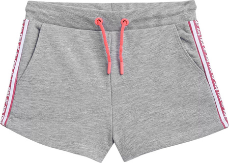 Spodenki dla dziewczynki 4F szare HJL21 JSKDD002A 27M