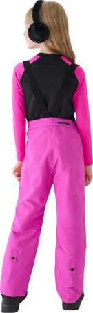 Spodnie narciarskie dla dziewczynki 4F F659 różowe 4FJWAW24TFTRF659 54S