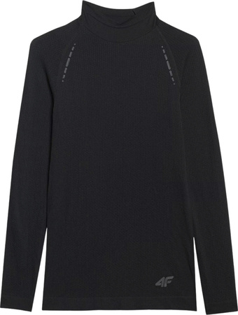 Koszulka damska longsleeve 4F F419 czarna 4FWAW25TFLOF419 20S