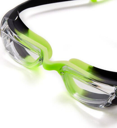 Okularki pływackie Nils aqua nqg770af czarny/ zielony junior