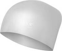 Czepek silikonowy do długich włosów Nils aqua nqc jednokolorowy szary