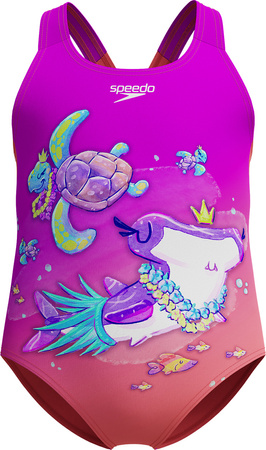 Dziecięcy Strój Kąpielowy Plmt Pt 1 Pc If  fiery red/white/french blue rozmiar 3