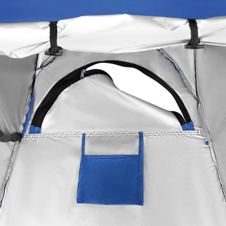 Przebieralnia namiot prysznic turystyczny Nils Camp NC1706 niebieski 120x120x190cm