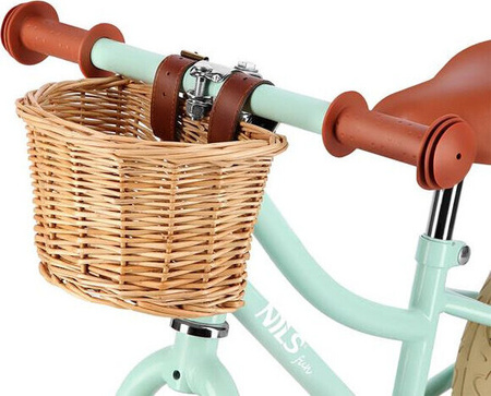 Rowerek biegowy dziecięcy Nils Fun RB031 miętowy