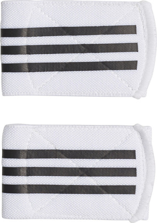Opaska do ochraniaczy piłkarskich Adidas Ankle Strap biało-czarne 604433 zestaw 2 szt