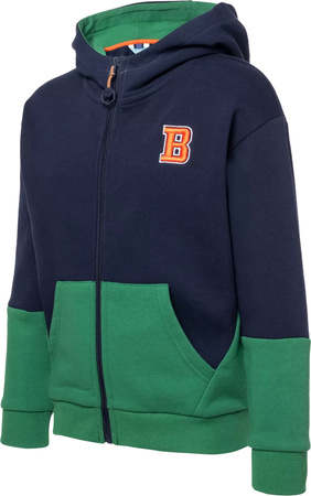 Dziecięca bluza rozpinana z kapturem bawełniana Bejo Tamio Kdb rozmiar 134