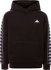 Bluza dla dzieci Kappa Igon czarna 309043J 19-4006
