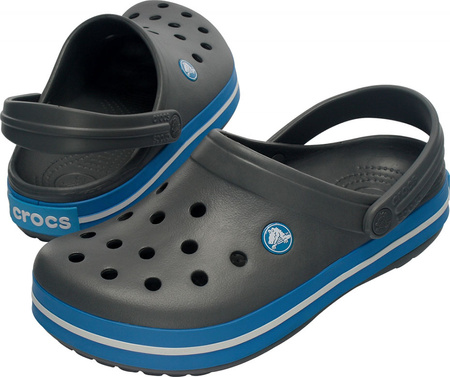 Chodaki sandały klapki Crocs Crocband szare 11016 07W