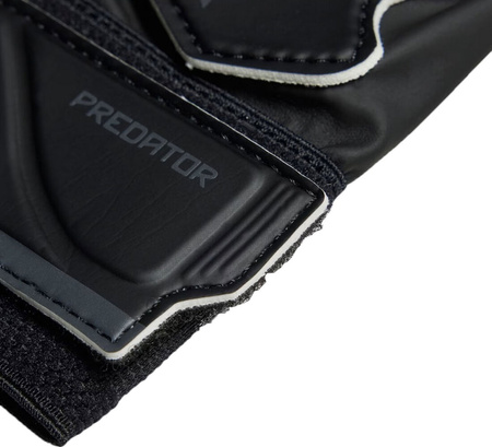 Rękawice bramkarskie dla dzieci adidas Predator Training czarno-białe IW6281
