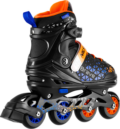 Łyżworolki rolki łyżwy 2w1 z wymienną płozą hokejową Nils Extreme NH18190A Brave rozmiar S 29-33