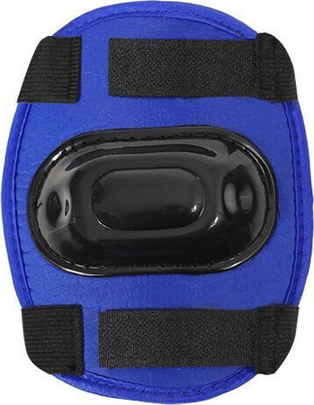 Zestaw ochraniaczy kolana łokcie nadgarstki na rolki, hulajnogę, deskorolkę Nils Extreme H108 rozmiar L niebieskie