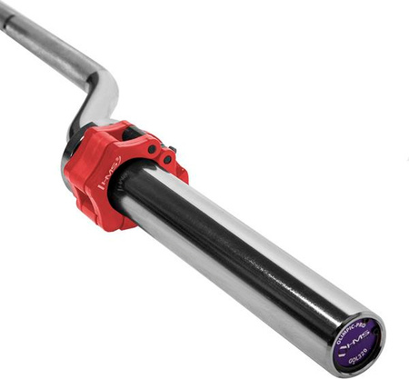 Gryf olimpijski łamany z zaciskami GOL320 230 CM lock jaw black