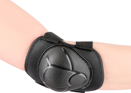 Zestaw ochraniaczy kolana łokcie nadgarstki na rolki, hulajnogę, deskorolkę Nils Extreme H110 rozmiar M czarne