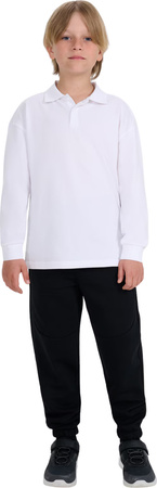 Koszulka dla chłopca longsleeve 4F M483 biała 4FJWAW25TLONM483 10S