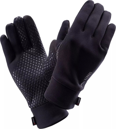 Damskie rękawice Elbrus Porte Polartec Wo's czarne rozmiar L/XL