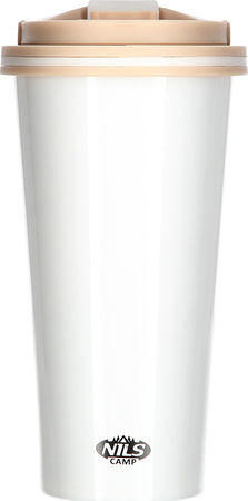 Kubek termiczny turystyczny Nils Camp NCB18 biały 500ml