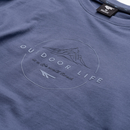 Męska Koszulka Z Krótkim Rękawem Hogan Sp dark grey melange rozmiar M