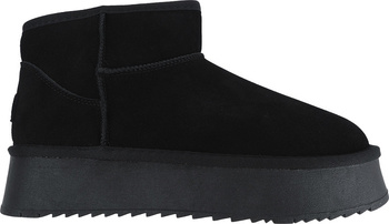 Buty damskie skórzane Solo Soprani Couture Hugh Platform czarne SSW421P05 01