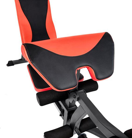 Ławka treningowa pod sztangę modlitewnik HMS wymiary 183 x 69 x 85 cm