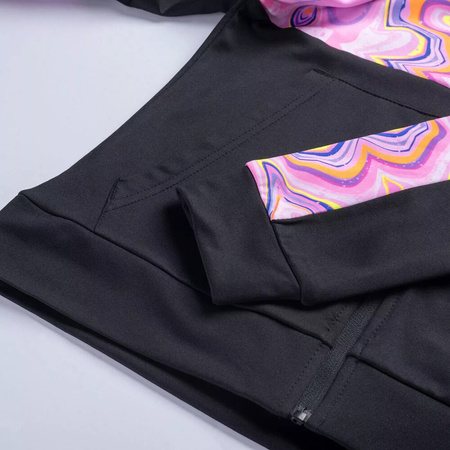 Dziecięca bluza treningowa z kapturem mikropolar IQ Altea Jrg rozmiar 140