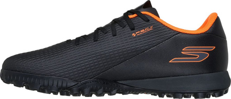 Buty piłkarskie Skechers Gold TF SKX_2 czarno-pomarańczowe 252124 BKOR